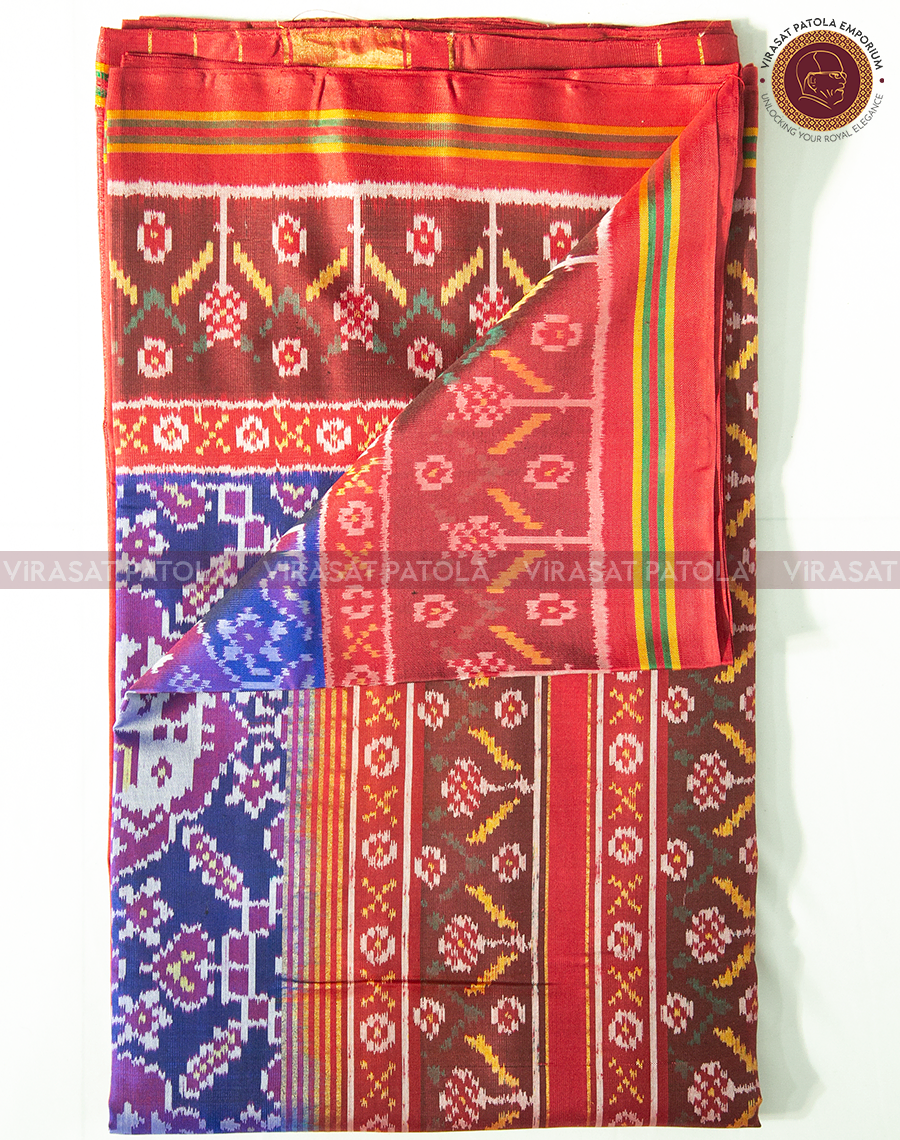 Blue Traditional Patola Saree