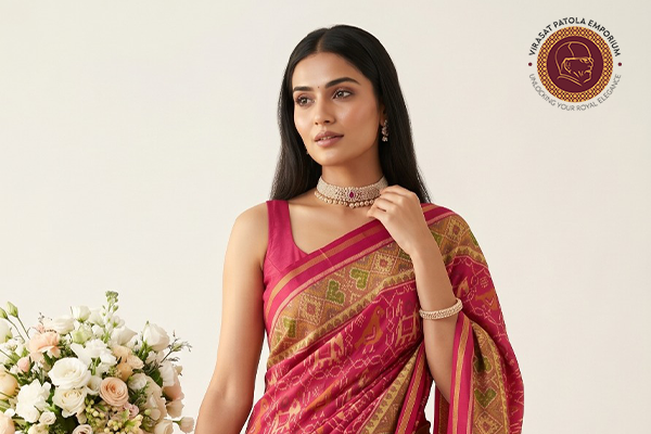 Single Ikkat Patola Sarees