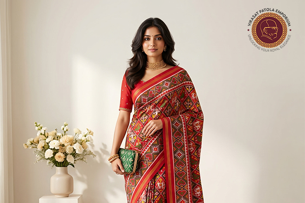 Twill Patola Saree